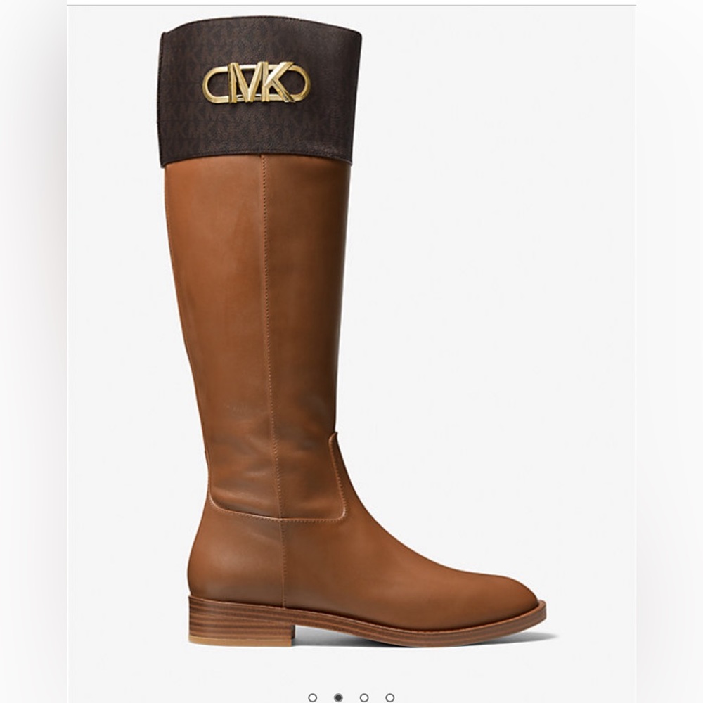 MICHAEL KORS
Parker Logo and Leather Boot✨brand new